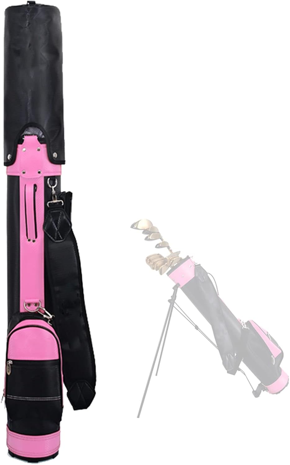 GVNFJKJK Sac deléger, Sac dePortable léger, Sac Club Mini, Voyage avec Sangle Souple, Multicolore en Option Pink