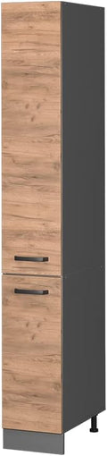 Vicco Meuble Haute de Cuisine R-Line, Chêne de Force doré/Anthracite, 30 cm