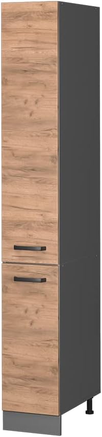 Vicco Meuble Haute de Cuisine R-Line, Chêne de Force doré/Anthracite, 30 cm