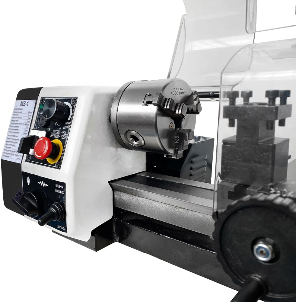 SOGI MS-1 Tour-fraiseuse combinée de banc - moteurs monophasés de 150 W - Pb 11 mm - capacité de perçage Ø10 mm