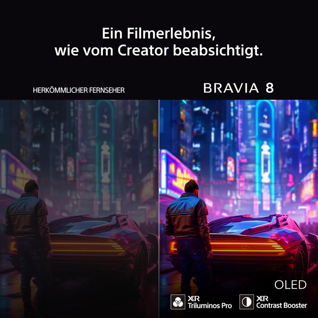 BRAVIA 8 OLED 65 Pouces 4K HDR Google Smart TV |Fonctions Gaming PlayStation 5, IMAX Enhanced, Dolby Vision Atmos, Chromecast, Apple AirPlay, 120Hz 65XR80
