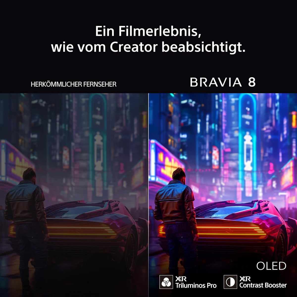 BRAVIA 8 OLED 65 Pouces 4K HDR Google Smart TV |Fonctions Gaming PlayStation 5, IMAX Enhanced, Dolby Vision Atmos, Chromecast, Apple AirPlay, 120Hz 65XR80