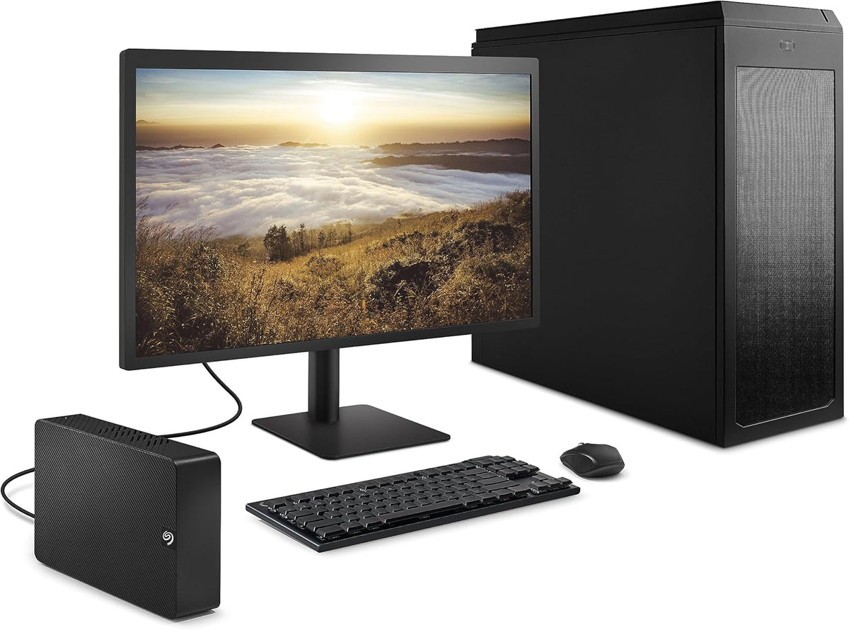 Seagate Expansion Desktop 10To, Disque Dur Externe HDD, 3.5 pouces, USB 3.0, PC & Notebook, Services Rescue (STKP10000402)