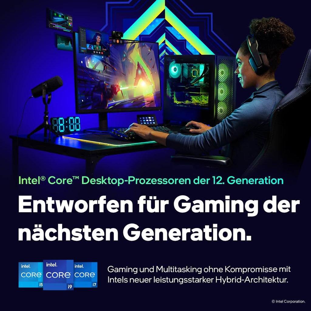 Core™ i5-12500, processeur pour PC de Bureau, 18 Mo de Cache, jusqu'à 4,60 GHz