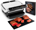 Tefal Grill électrique de table, 12 programmes automatiques, Mode manuel, Fonction aliments congelés, 2000 W, Livret recettes OptiGrill Elite GC750D30
