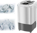 WhAeoy Sécheuse À Essorage, Essoreuse À Économie D'énergie Et D'énergie, Lumière Bleue + 9,5 Kg + Cylindre Intérieur en Acier Inoxydable, Sécheuse À Drainage par Gravité,A