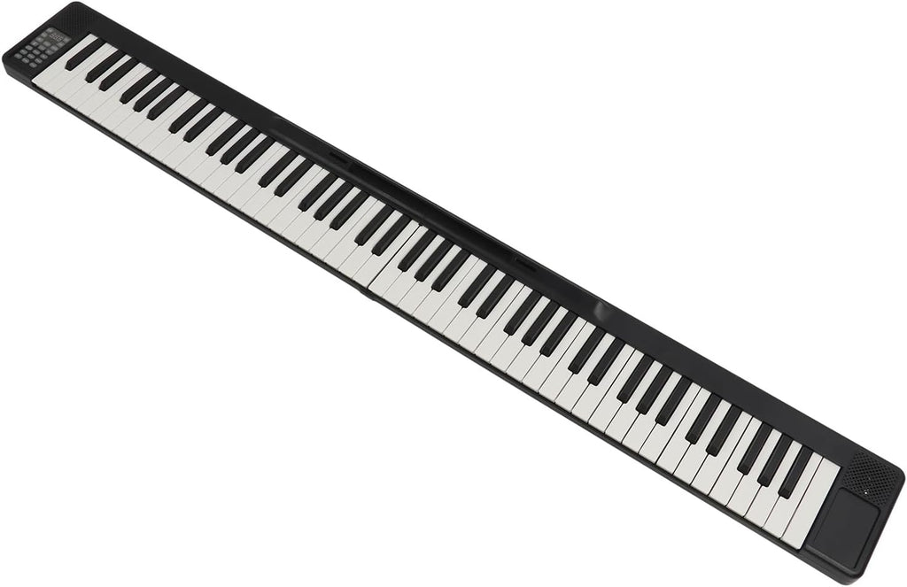 KIMISS Clavier de Piano Pliable Portable à 88 Touches pour Débutants – Orgue électronique Multifonctionnel avec Haut-parleur et Sac de Rangement