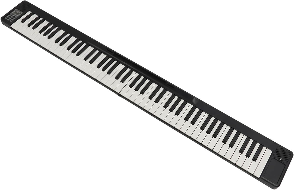KIMISS Clavier de Piano Pliable Portable à 88 Touches pour Débutants – Orgue électronique Multifonctionnel avec Haut-parleur et Sac de Rangement