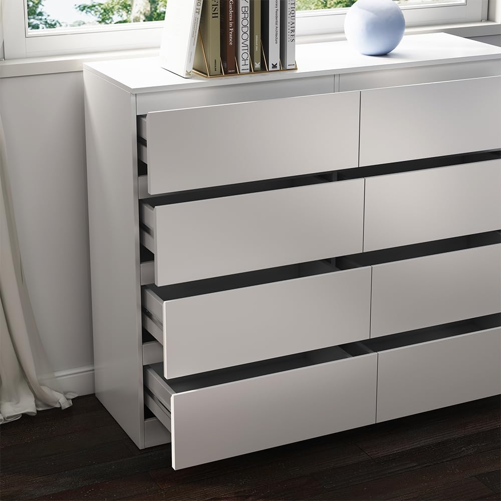 Vicco Meuble de Rangement de Salle de Bain Calisto, Blanc/Blanc, 120 x 101.5 cm