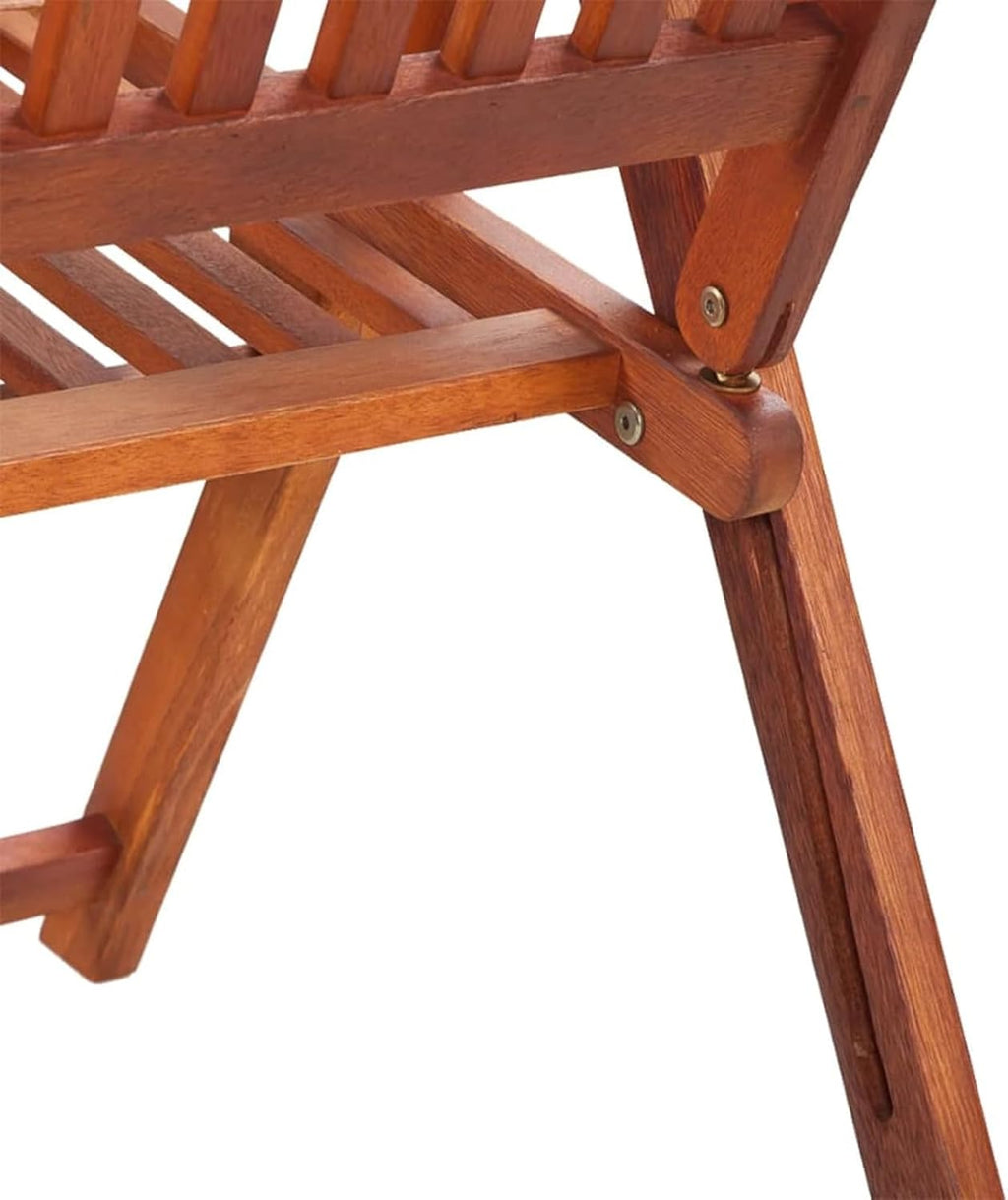 ARKEM Chaises Pliables de Jardin 2 pcs Bois Solide d'acacia Marron,Table De Jardin,Chaise Jardin Plastique,Chaise De Jardin Aluminium,