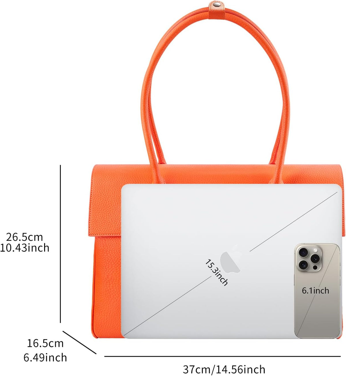 VICTORIA HYDE Sac à main élégant pour femme - Grand sac à bandoulière - Sac à main pour ordinateur portable - Porte-documents - Sac à main de