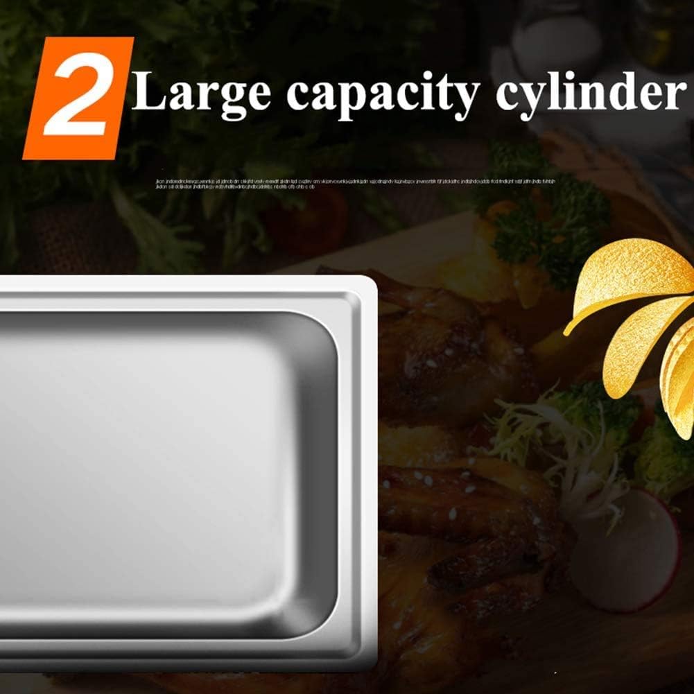 Friteuse commerciale 20L friteuse à gaz double panier comptoir à double réservoir frite en acier inoxydable robuste pour Restaurants