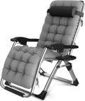 DANNMPX Chaise Longue Chaise Longue Pliante Chaises Inclinables Dossier Fauteuil Plage Jardin Portable Voyage Camping en Plein Air Pliante Relaxation A+Cushion