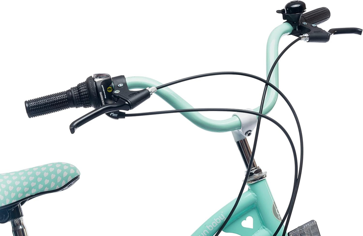 Heart Bike Vélo pour Une Fille 20 Pouces, Vélo Enfant 6-10 Ans, 6 Vitesses Shimano, vélo d'enfant Ans Hauteur réglable