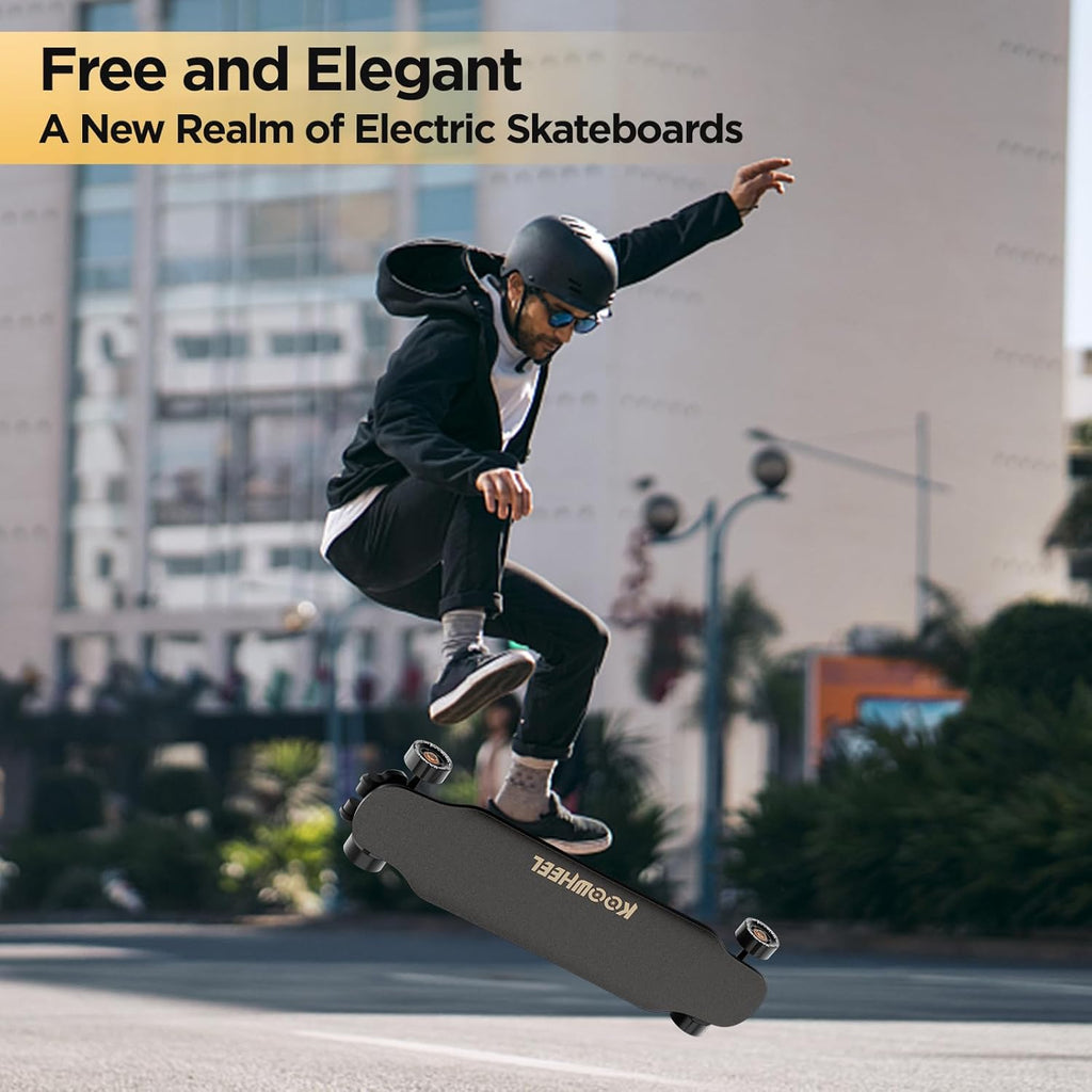Skateboard électrique avec télécommande OLED, double moteur 2000 W, 45 km/h Max, autonomie 30 km, étanche IPX4