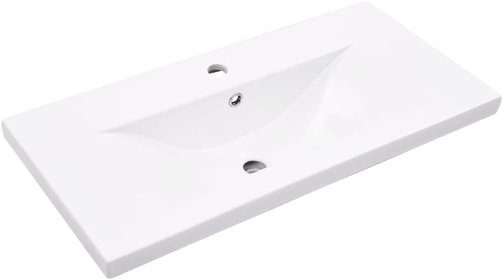 vidaXL Meuble avec Vasque intégrée Vieux Bois, Armoire lavabo de Salle de Bain, Meuble de Salle de Bain, Meuble de Rangement sous lavabo