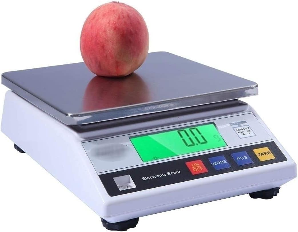 CAFIEDR Balance électronique numérique de Haute précision 0,01 g, 10 kg, étanche, pour la Cuisine et la pâtisserie, pour Le supermarché