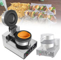 Machine à hamburger, gaufrier à glace, presse à gaufres for hamburgers commerciaux, moule à hamburger électrique domestique 1200 W antiadhésif