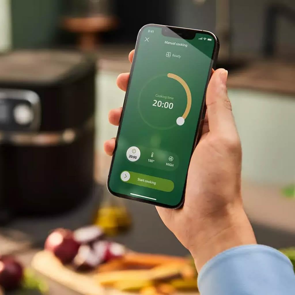 PHILIPS Friteuse à air chaud HD9880/90 Airfryer Connecté XXL noir Série 7000