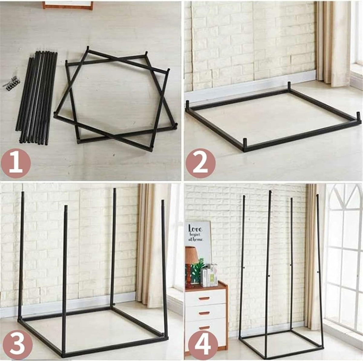 Cloison de séparation de protection de l'intimité pour chambre, camping, toilettes, vestiaire portable avec design de suspension, capacité de charge 100 kg, tissu d'ombrage épaissi, 3 tailles et 9