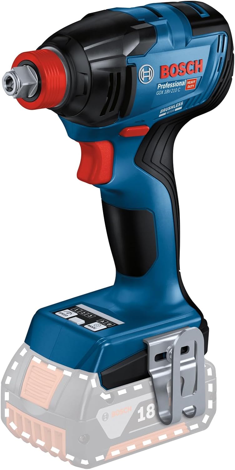 Bosch Professional 18V System boulonneuse sans-fil GDX 18V-210 C (couple maxi de 210 Nm)