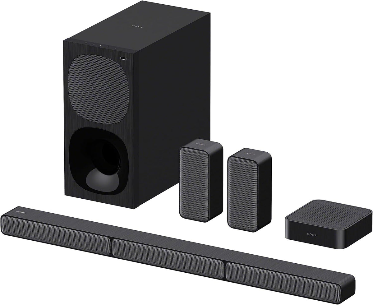 HT-S40R - Barre de Son 5.1ch Home Cinéma avec Enceintes Satellites sans Fil, Noir