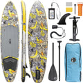 iBOARD Planche à pagaie gonflable Planche de paddle 28,9 x 81,3 x 15,2 cm d'épaisseur Tous les accessoires à l'intérieur
