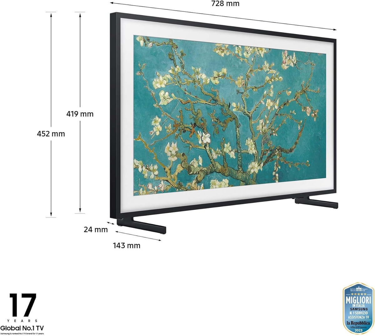 QE32LS03C Téléviseur QLED 32 Pouces The Frame