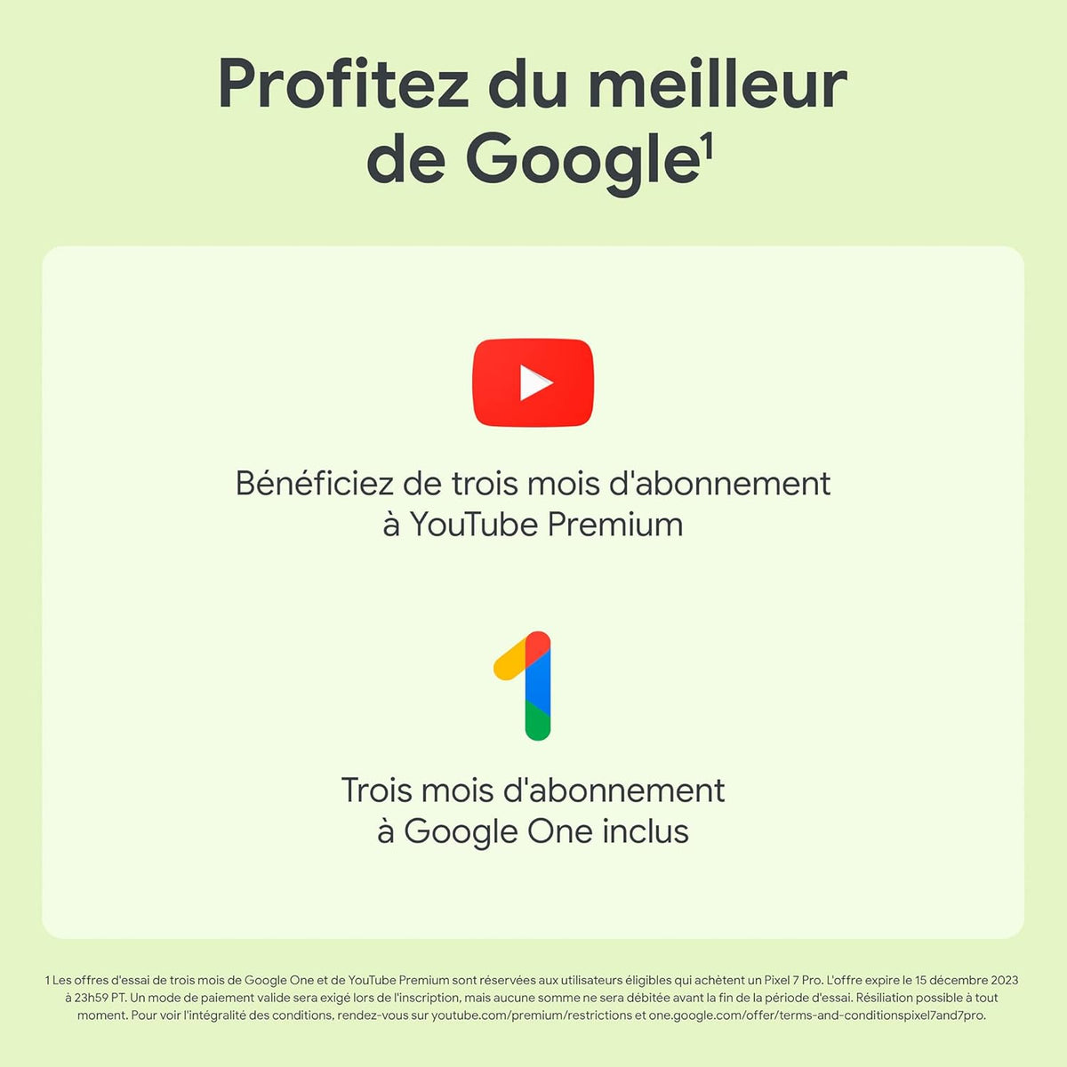Google Pixel 7 – Smartphone Android 5G débloqué avec Objectif Grand Angle et 24 Heures d'autonomie – 128GB – Neige