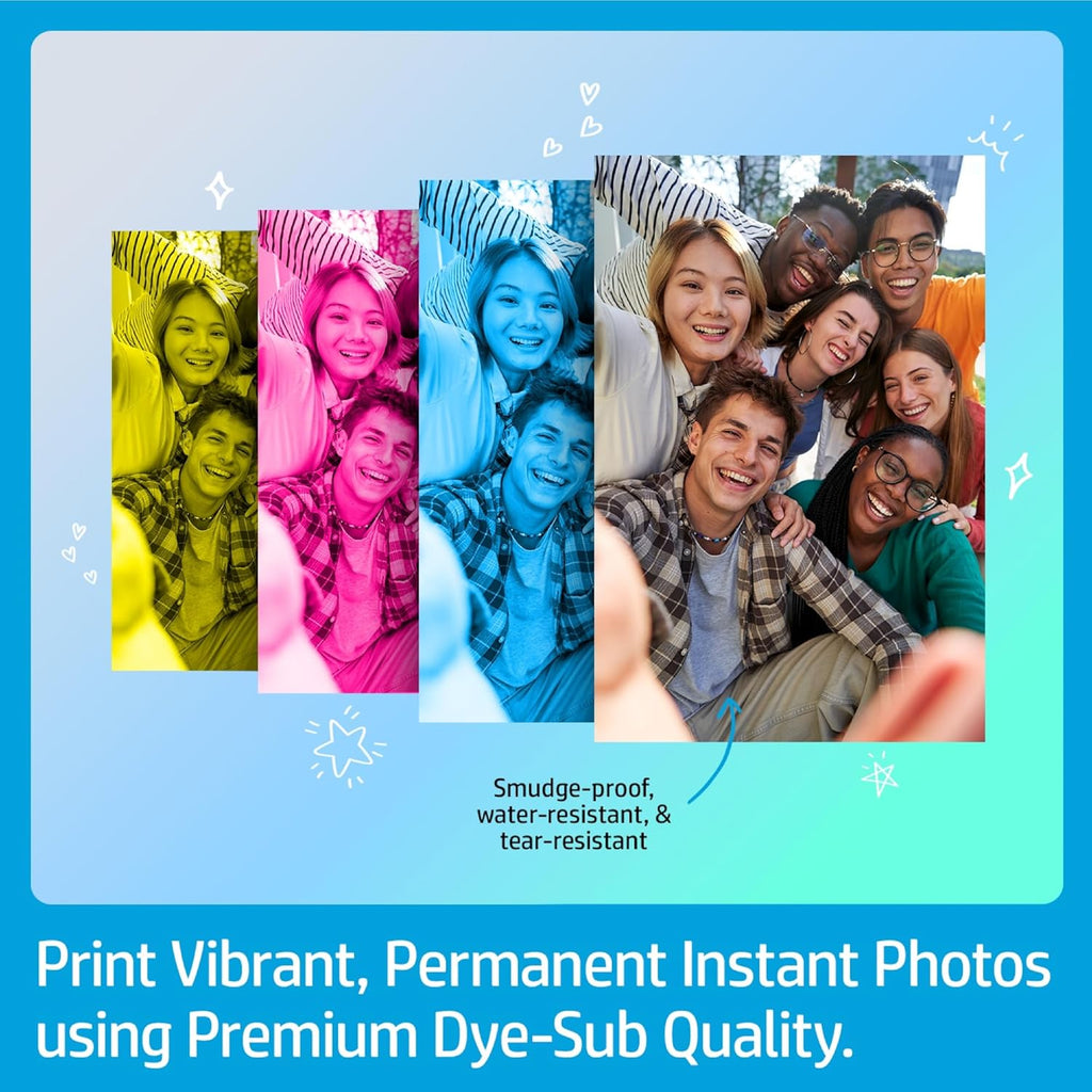 Sprocket Studio Plus 4x6 Imprimante Instantanée – Pack 118 Feuilles & Cartouche – Wi-FI
