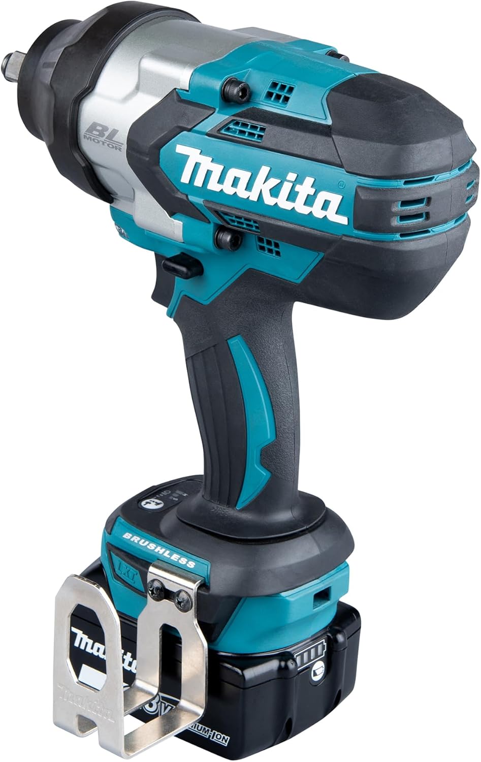 Boulonneuse à Chocs Brushless 1000Nm + 2 batteries 18V 5Ah Li-Ion + Coffret Makpac