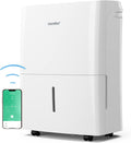 Déshumidificateur Connecté 16L-jour, 4 Modes, Deshumidificateur d air electrique, Mode intelligent, Réservoir 3L, Pour pièce de 58-73㎡, MDDF-16DEN7 WF, Chambre, Garage, Fonctionne avec Alexa
