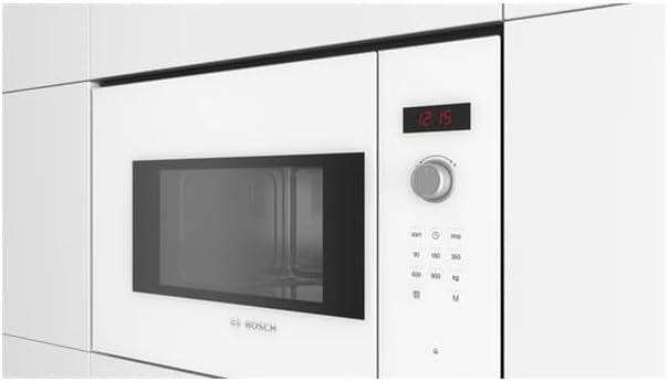Bosch BFL523MW1F, Série 4, Micro-ondes, Encastrable, Blanc
