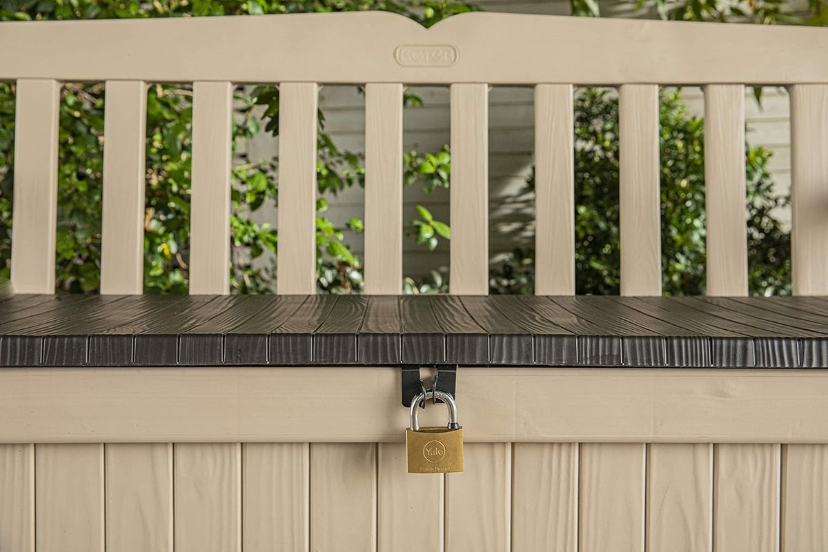 KETER Banc coffre extérieur EDEN BENCH - 265 litres