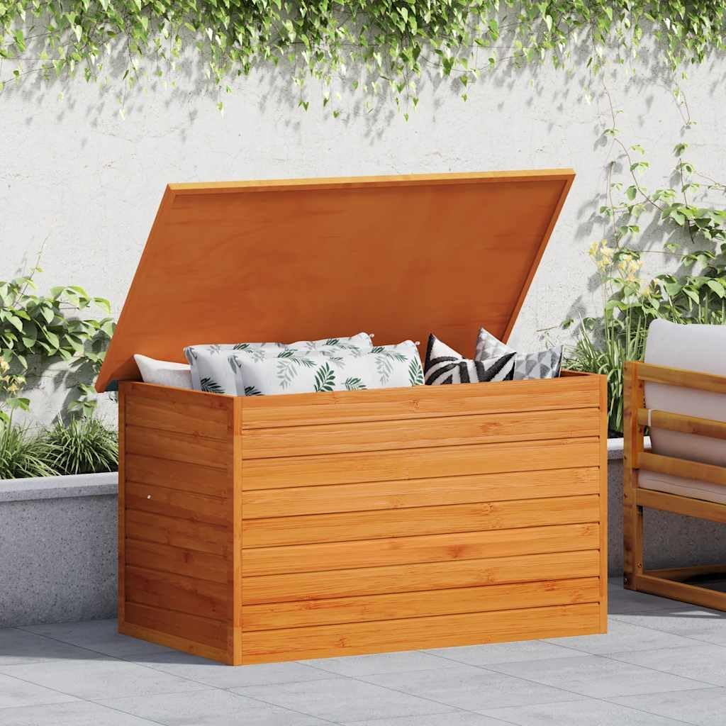 vidaXL Boîte de rangement de jardin Coffre de rangement extérieur Bois