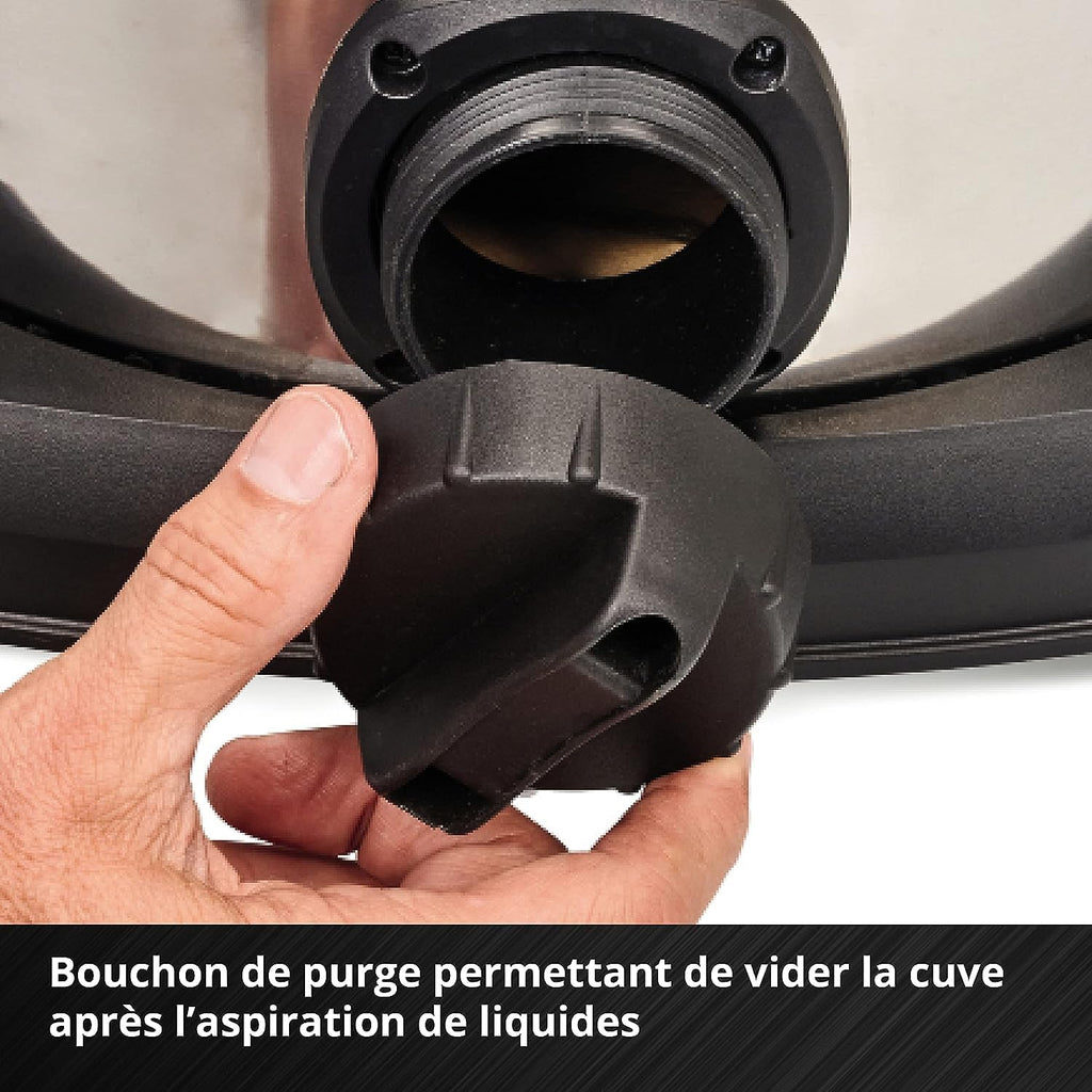 Einhell Professional Aspirateur eaux et poussières sans Fil TP-VC 36/30 S Auto-Solo Power X-Change (36 V, Modes ECO/Boost, Moteur sans Charbon) Livré sans Batterie ni Chargeur