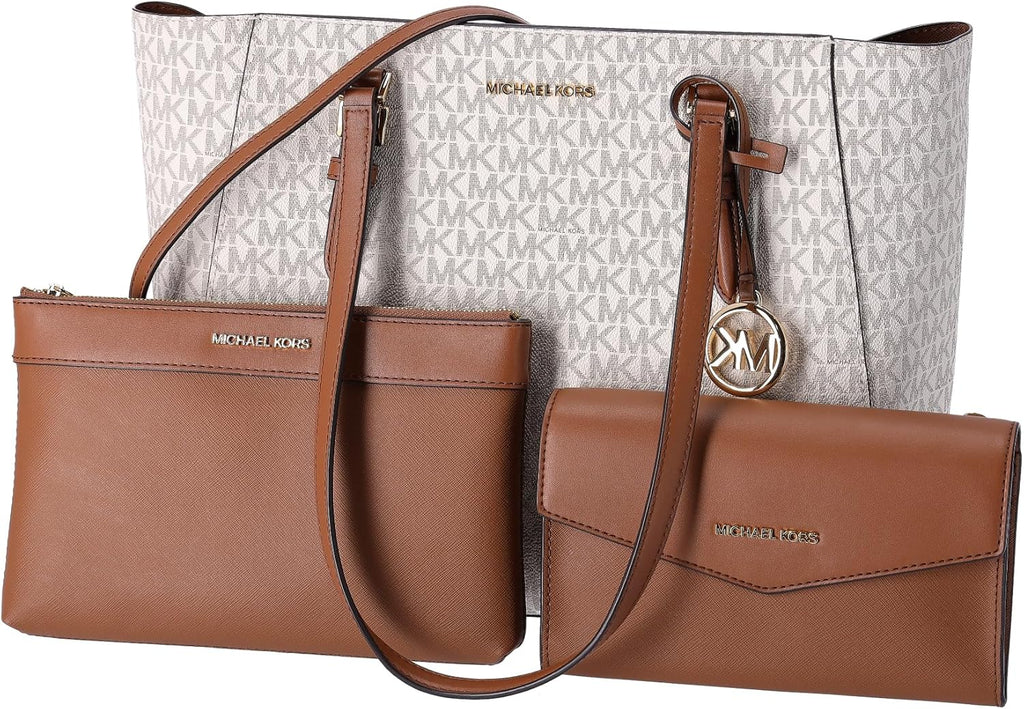 Charlotte Grand sac à main fourre-tout 3 en 1 en cuir