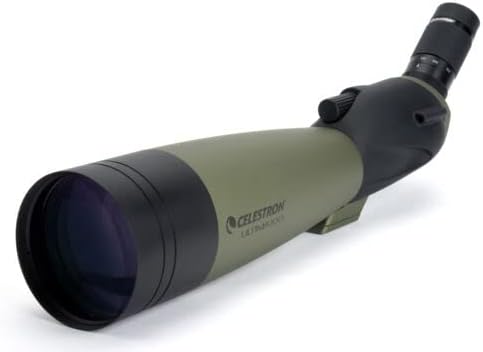 Celestron 52252 Ultima 100 mm Spotting Scope 45 Degrees, Green