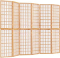 Ecran d'Intimité Paravent Séparateur de Pièces Cloison de Séparation pour Chambre à Coucher Maison Intérieur, 6 Panneaux 240x170 cm