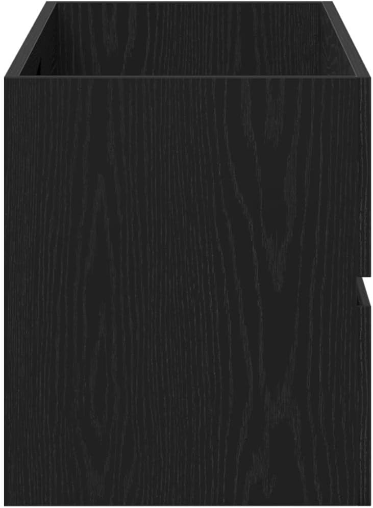 BOWEKAM Meubles, ensembles de meubles, ensembles de meubles de salle de bain, évier en chêne noir, 100 x 38,5 x 45 cm, bois d'ingénierie