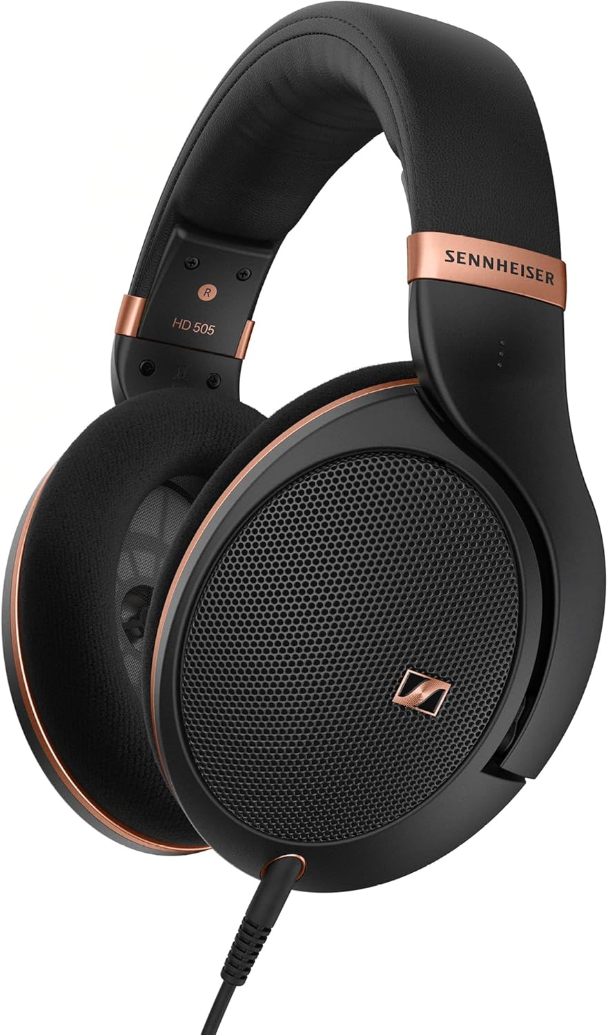 Sennheiser HD 505 - Casque Gaming Filaire Over Ear avec Son Transparent et Basses Contrôlées, Confort Amélioré, Studio pour Musique, Travail, Casque PS4, Audiophiles, Étudiants, Voyage, Édition Cuivre