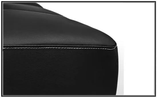Bagno Italia Canapé lit 3 places 180 x 97 cm inclinable Simili-cuir Noir ou blanc modèle Queen