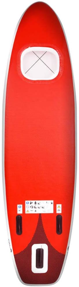 Home Outdoor AutresInflatable Stand Up Paddle Board Set Rouge 330x76x10 cm