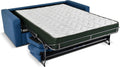 Nuvole di Sonno - Matelas matrimonial Nettuno pour canapé-lit escamotable en mousse hypoallergénique, revêtement en aloe vera, ergonomique (H 17, 140 x 190 cm)
