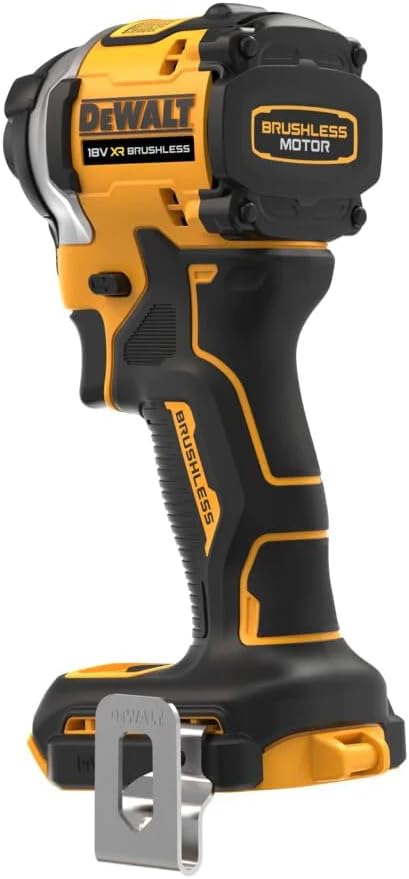 DCF850E2T-QW Atornillador Impacto compacto sin escobillas XR 18V 1/4" 205Nm con 2 baterías POWERSTACK y maletín TSTAK, Multicolore