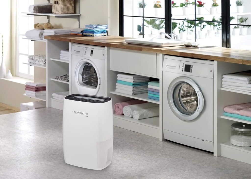 Rowenta Intense Dry Compact DH4224 Déshumidificateur 14L 3 programmes Fonction Linen Dry Filtre compact silencieux