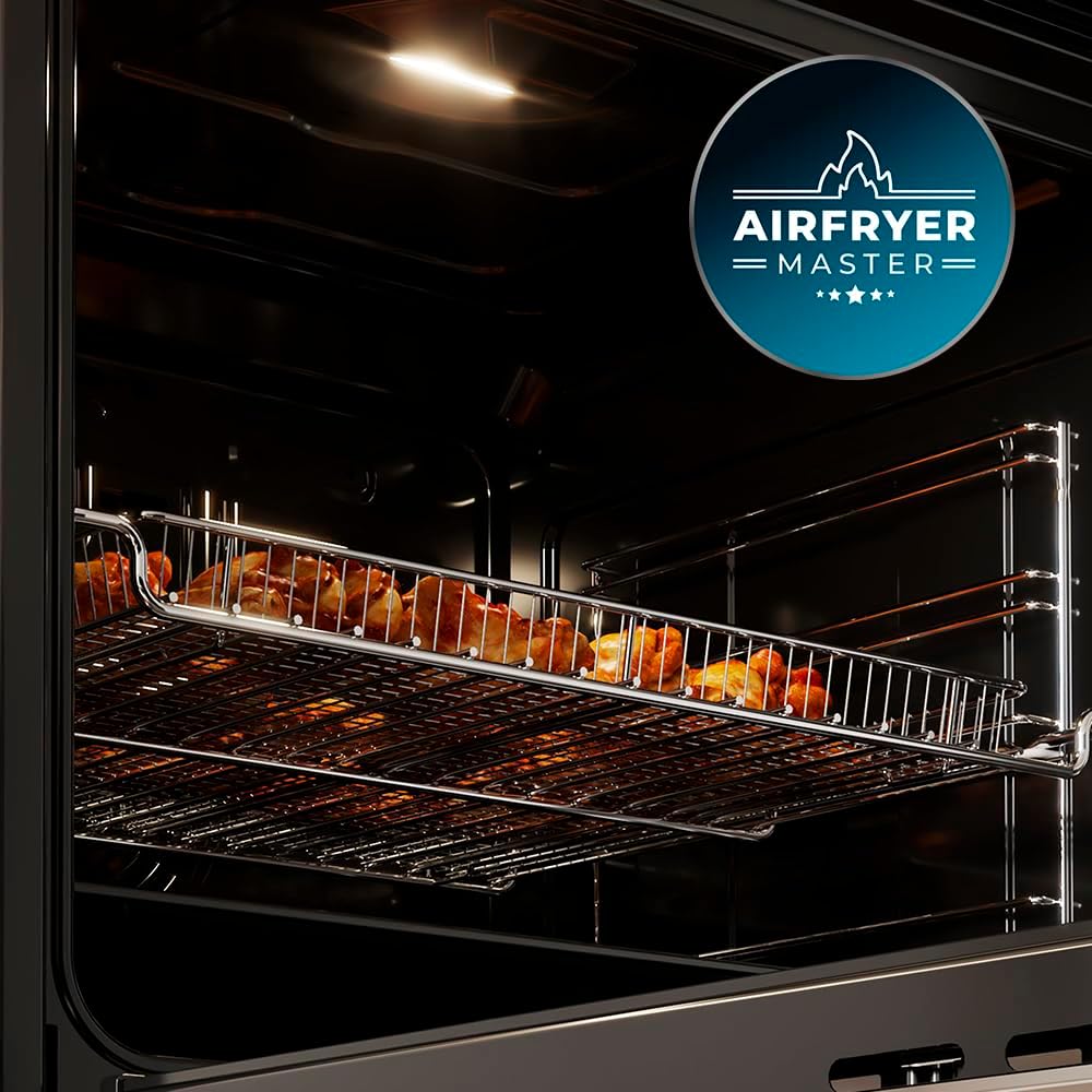 Cecotec Four encastrable pyrolyse Bolero Hexa P516000 Glass Black A.Four multifonctions Capacité de 73 L, 14 fonctions, classe A, 3250 W