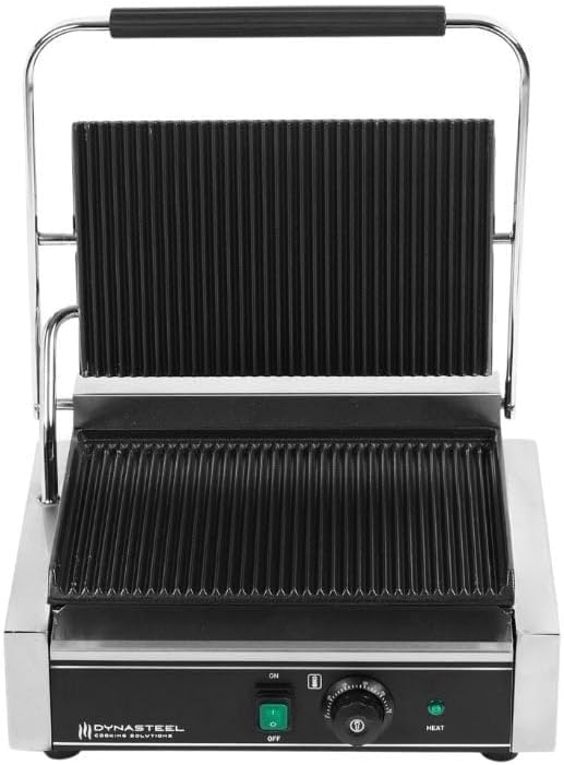 Grill Panini Grande Surface de Chauffe Rainurée