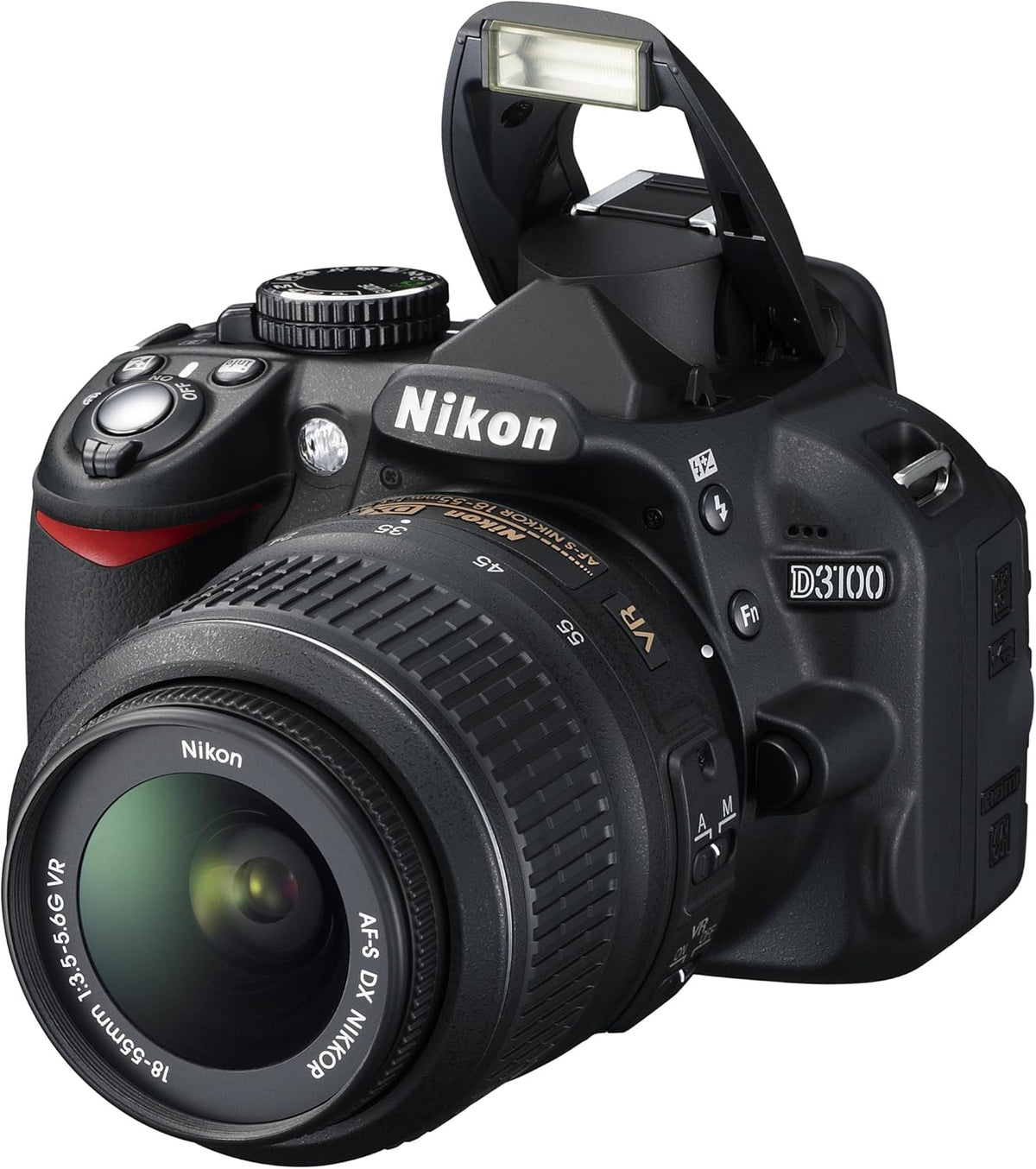 Nikon D3100 Appareil photo numérique Reflex 14.2 Kit Objectif VR 18-105 mm Noir