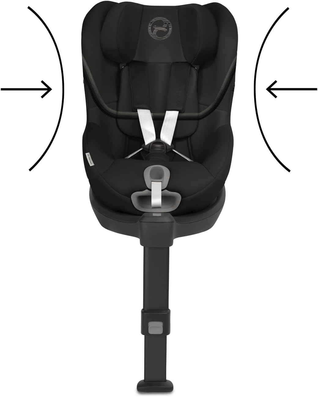 CYBEX Gold Siège Auto Enfant Sirona S2 i-Size, De 3 mois à 4 ans environ, Max. 18 kg, Compatible avec SensorSafe, Moon Black